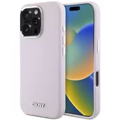 Ovitek DKNY DKHMP16XSMCHLP iPhone 16 Pro Max 6.9 trda roza plošča iz tekočega silikona z majhnim kovinskim logotipom MagSafe (DKHMP16XSMCHLP)