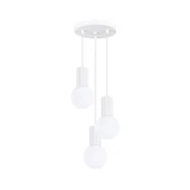 Sollux SL.1710 - Luster na sajli HALO 3xG9/8W/230V O 25 cm bela
