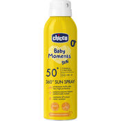 CHICCO Sprej detský na opalovanie 360° SPF50+ 150ml