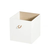 oliver furniture komplet 3 lesenih škatl za regal white/oak