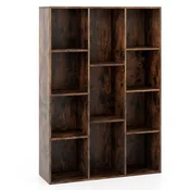 COSTWAY Knjižnica Knjižnica za dnevno sobo 74 x 24 x 106 cm, (5000108659)