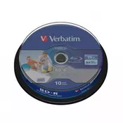 VERBATIM Blu-ray BD-R mediji 43804 25GB 10 kosov