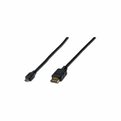DIGITUS kabel HDMI A moški & moški HDMI micro D 2m
