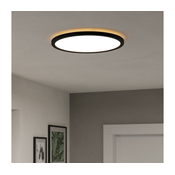 Eglo 901439-LED Zunanja stropna svetilka ROVITO 18,5W/230V pr. 38,9 cm IP44 črna