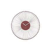 Stenska ura Karlsson Cascara 50 cm bordo barva