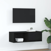 TV ormaric crni hrast 80x31x25,5 cm konstruirano drvo