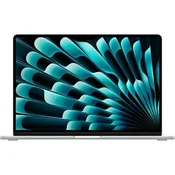 Apple MacBook Air 15 M4 z 10-jedrnim procesorjem in 10-jedrnim grafičnim procesorjem, 24 GB, 512 GB SSD - Srebrna