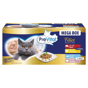 PreVital MEGA BOX vrecice govedina/piletina/puretina/tuna 40 x 85 g