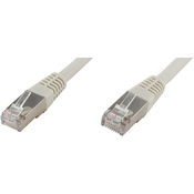 econ connect econ connect F6TP1GR RJ45 omrežni kabel\, Patch kabel CAT 6 S/FTP 1.00 m siva dvojno zaščiten 1 kos, (20419317)
