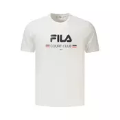 FILA bela majica s kratkimi rokavi