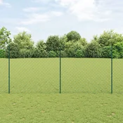 Ograda od lancanih veza s postom 25 x 1,4 m Zelena Mreža