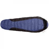 Spalna vreča Warmpeace VIKING 600, senčno modra/siva/črna (180 cm, leva zadrga)