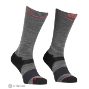 Dolge ženske dokolenke ORTOVOX Ski Tour Light Compression, železno siva mešanica (EU 35-38)