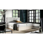 Boxspring postelja Wood 5 - 180x200 cm - nordijski tik