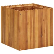 Vidaxl Visoka greda 50x50x50 cm trden akacijev les
