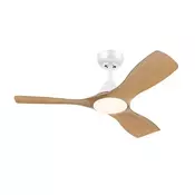 Olas STROPNI VENTILATOR S PRIGUŠIVOM SVJETILJKOM 30W+24W BIJELA/DRVO 8721103095985