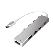 LINQ Zvezdišce USB tipa C s 4 vrati USB, hitrim prenosom 5 Gb/s in funkcijo OTG - LinQ, (21262084)