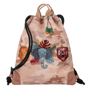 Školský vak na telocvik a prezúvky City Bag Wildlife Jeune Premier ergonomický luxusné prevedenie 40*36 cm JPCI022192