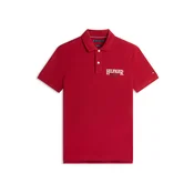 TOMMY HILFIGER Majica rdeča/črna/bela