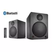 WaveMaster Speaker 2.0 - CUBE NEO Black (50W RMS, Bluetooth, 3,5 mm priključak, RCA, Toslink, daljinski upravljač, crna) 66380