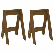 Stolci 2 kom boja meda 40 x 40 x 60 cm od masivne borovine