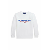 Otroški pulover Polo Ralph Lauren bela barva