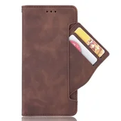 GS Ovitek za Xiaomi Poco F6 Pro, reža za kartico, rjav