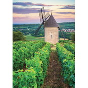 Nathan - Puzzle Moulin Sorine - Vignoble de Santenay - Bourgogne - 1 000 dijelova