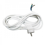 Elit+ prikljucni kabl šuko utikac pp/l 3x0.75/3m beli 2.5a/250v ( EL75272 )