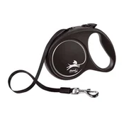 Flexi Black Design M traka 5 m crna