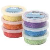 Modelirna masa Foam Clay metallic light 6x14g (penasta)