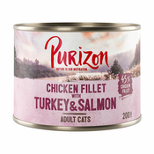 Purizon Adult 6x200 g - Piščanji file z lososom