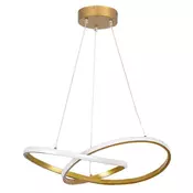 Rabalux Visilica Castiel, LED 36W, 3000K, 56x35cm, Zlatne boje