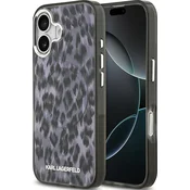 Karl Lagerfeld IML Leopard MagSafe Zadnja maska za iPhone 17 Grey