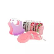 TWISTSHAKE set pribora za obrok - Roza