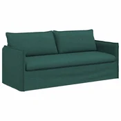 Vidaxl Kavč Temno zelena 196 x 82 x 85 cm blago