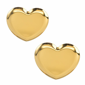 INF Nordijska lahka luksuzna kovinska srčasta posoda za nakit - set 2 Gold, (5000158062)