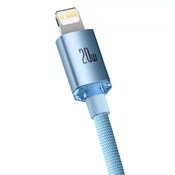 BASEUS USB-C kabel za iPhone Lightning s brzim punjenjem 20W 1,2 m plavi