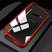 Magnetni Full-body ovitek Stronghold za Samsung Galaxy S10 Plus - rdeč