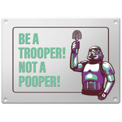 Zidna dekoracija ItemLab Movies: Star Wars - Be a Trooper! Not a Pooper!