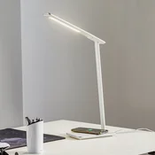 Aluminor Namizna svetilka Orbit LED z indukcijo srebrne barve - Študija/pisarna - Sodobni - bela, srebrna - Kovina