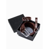 Ombre Mens leather accessories set