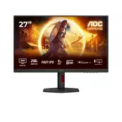 AOC IPS IPS gaming monitor 260 Hz, 27, Q27G4ZR, 2560×1440, 16:9, 400 cd/m2, 0,3 ms, HDMI×2/DisplayPort