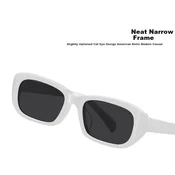 Prsr Unisex naocare za sunce, Belo-crne
