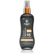 Australian Gold Instant Bronzer zaščitno pršilo za sončenje z bronzerjem SPF 15 100 ml
