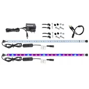 shumee LED fluorescentna svetilka za akvarij BELA + RASTLINE 2x60cm