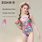 Zoke Jednodelni kupaci kostim za devojcice, Roze