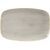 CHURCHILL Stonecast Peppercorn Grey plitev krožnik, pravokoten, dolžina: 237 mm (12 kos)