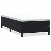 Vidaxl Box Spring postelja brez vzmetnice črna 90x210 cm Velvet