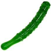 Stekleni dildo Mr. Cucumber (20 cm)